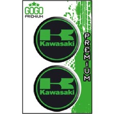 Moontime Alaçatı Kawasaki Uyumlu (5x5 Cm) Ikili Damla Etiket
