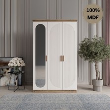 Flances Soho 3 Kapak Mdf Gardırop