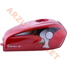 Moontime Alaçatı Benzin Deposu Kırmızı Cg 100 Sport