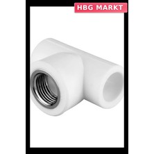 HBG Markt Mey Ithalat® Pvc Boru Pprc Iç Dişli Te 20X1/2'' 10 Adet