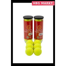 HBG Markt 6'lı Tenis Topu Seti Dayanıklı ve Dengeli Performans