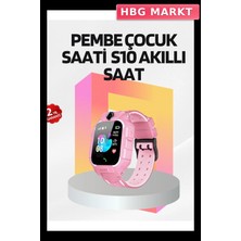 HBG Markt S10 Akıllı Çocuk Saati Çift Yönlü Konuşma ve Sesli Mesaj Özellikli