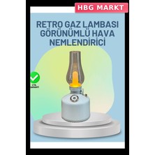 HBG Markt Mey Ithalat® Renkli LED Işıklı Retro Gaz Lambası Aroma Terapi Mist Maker