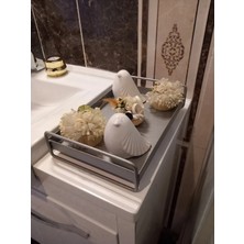 Moontime Alaçatı Masa Üstü Organizeri,banyo Düzenleyici Organizeri,düzenleyici, Gümüş