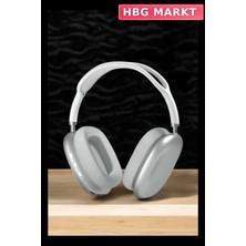 HBG Markt Mey Ithalat® P9 Plus Kablosuz Kulak Üstü Bluetooth Kulaklık Beyaz Mikrofonlu Kulaküstü Kablosuz Kulaklık