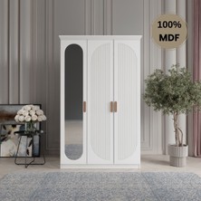 Flances Soho 3 Kapak Mdf Gardırop