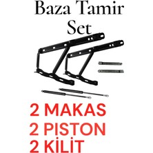 Moontime Alaçatı Baza Tamir Seti-Baza Makası ( 1 Çift) 1200 N Baza Pistonu (1 Çift) Emniyet Mandalı (1 Çift)