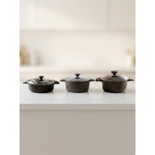 Haschef Kristal Döküm Titanyum  Kaplama 6 Parça Set