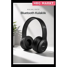 HBG Markt P47 Wireless Bluetooth Kulaklık Bluetooth 5.0 ile Duzenli Bağlantı