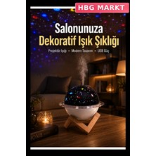 HBG Markt Çok Fonksiyonlu Hava Nemlendirici Projektörlü