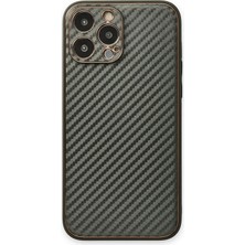 ALK Mey Ithalat®  iPhone 13 Pro Kılıf Coco Karbon Silikon - Füme