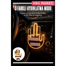 HBG Markt Araba Içi LED Aydınlatma Sistemi Uzaktan Kumandalı