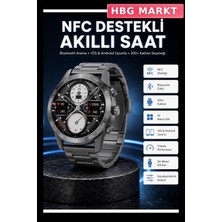 HBG Markt Nfc Özellikli Akıllı Saat Gri Model
