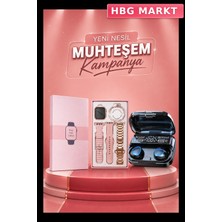 HBG Markt Yeni Nesil Mini Kadın Akıllı Saat, Wireless Şarj