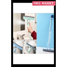 HBG Markt Mey Ithalat® 4 In 1 Spreyli Çek Çekli Camsil ve Fırça Aparatı