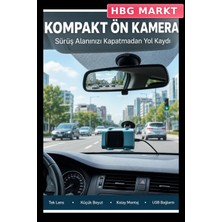HBG Markt Araç Ön Cam Kamerası Tek Yönlü Kayıt