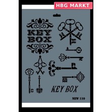 HBG Markt Mey Ithalat® Rich New Seri N-110 Stencil 35X25 cm