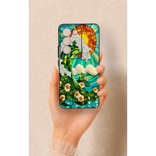 Vip Case Vivo V30 Lite Uyumlu Mozaik Okyanus Dalgası Desenli Silikon Kılıf