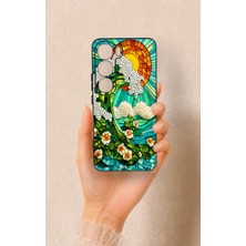 Vip Case Vivo V40 Lite 5g Uyumlu Mozaik Okyanus Dalgası Desenli Silikon Kılıf