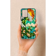 Vip Case Vivo Y33S Uyumlu Mozaik Okyanus Dalgası Desenli Silikon Kılıf