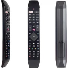 Canarino Vestel Netflix Mor Tuşlu Yeni Üstü Camlı Model LED Tv Kumanda