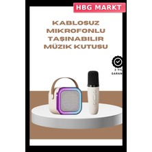HBG Markt Bluetooth Karaoke Mikrofon Hoparlör Seti