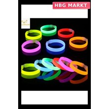 HBG Markt Mey Ithalat® Kalın Bileklik 12’li Set | Baskıya Uygun Renkli Model