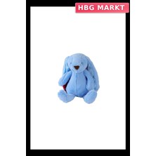 HBG Markt Peluş Oyuncak 30 cm Mavi Yumuşak Sevimli Hayvan