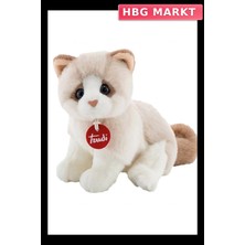 HBG Markt Mey Ithalat® Kitty Peluş Beyaz Bej Kedi 20 cm