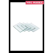 HBG Markt Mey Ithalat® Şeffaf Kaynak Maskesi Camı 80X110 mm
