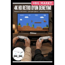 HBG Markt Retro Oyunlar Için 3D 4K Hd Game Stick