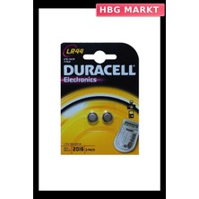 HBG Markt Mey Ithalat® Duracell LR44/AG13/A76 1.5 Volt Alkalin Pil 2'li Paket