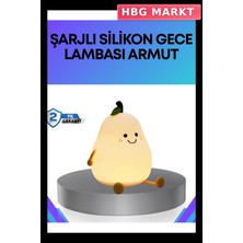 HBG Markt Mey Ithalat® Modern Armut Gece Lambası Kablosuz Şarjlı LED Aydınlatma