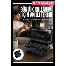 HBG Markt G30 Siyah Profesyonel Bluetooth Kulaklık 45MS Gecikme
