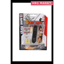 HBG Markt Mey Ithalat® KZK-1812A Kartela Skate Park Kaykay -Kızılkaya Oyuncak