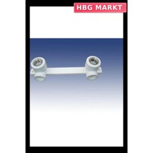 HBG Markt Mey Ithalat® Ege Yıldız Pprc 25X1/2 Ikili Batarya Bağlantısı Gri