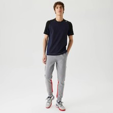 Lacoste Erkek Regular Fit Renk Bloklu Gri Eşofman Altı