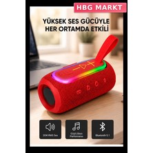 HBG Markt Taşınabilir Bluetooth Hoparlör Kompakt ve Güçlü Ses