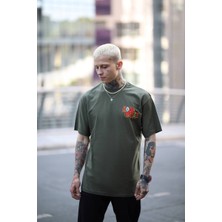Blow Up Future Gen Style Haki Oversize Erkek T-Shirt 141665
