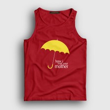 Presmono Unisex Kırmızı Umbrella How I Met Your Mother Atlet
