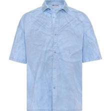 S13 Store Oversize Yıkamalı Poplin Gömlek