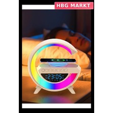 HBG Markt Mey Ithalat® Rgb Işıklı Kablosuz Hoparlör Bluetooth USB Fm Tf Kart Destekli