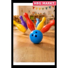 HBG Markt Çocuklar Için Renkli Bowling Oyun Seti