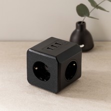 Aydogan's Termal Akım Korumalı 3lü Duvar Prizi (3x Usb) - Siyah