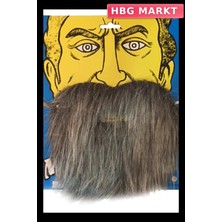 HBG Markt Mey Ithalat® Kırçıllı Korsan Sakalı Gri Renk Takma Sakal