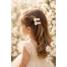 Joinkidz Sakura Çiçeği Figürlü Premium Kalite Kız Çocuk Pens Toka 2'li