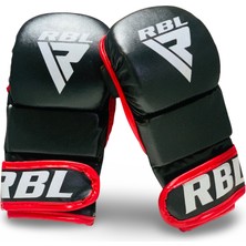 RUBBEL Hybrid Black Mma Training Gloves | Shooting Gloves