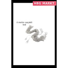 HBG Markt Mey Ithalat® Saçaklı 4 Metre Perde LED