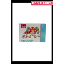 HBG Markt Ahşap Boyama Seti Benim Çiftliğim Eğitici Oyuncak 1 Parça