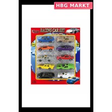 HBG Markt Şehir Araçları 10 Parça Eğitici Oyuncak Seti